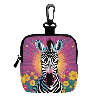 Imagem de Porta-chaves mini porta-moedas, bolsa multifuncional para chaves, moedas, fone de ouvido, batom, 4, LCS multicolorido 28824, Tendência