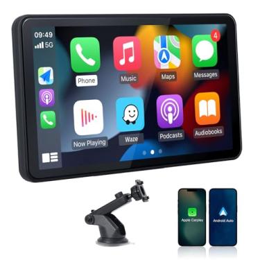 Imagem de Carultra Tela sensível ao toque IPS de 7 polegadas sem fio CarPlay/Andriod Auto para BMW Série 3/5/6 2003-2008 com sistema CCC Designações de chassi: Modelos E90/E91/E92/E93/E60/E61/E63/E64 (E90)