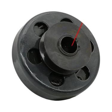 Imagem de Embreagem Centrífuga Com Furo De 20mm E Chaveta De 3/16 Para Transmiss