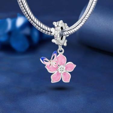 Imagem de 1 peça banhado a prata moda flor animal série country para mulheres, pulseiras, pulseiras faça você mesmo e roupa diária combinando joias presentes para mulheres mães, 23.5*9.4mm, Cobre, Sem Pedra