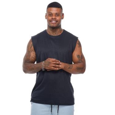 Imagem de Regata Machão Masculina Longline Treino Academia Fitness - Volgue, Pre