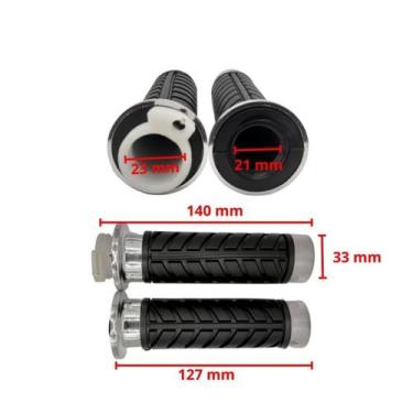 Imagem de Acelerador e Manopla (Punho) + Kill Switch Bike Motorizada - Moskito