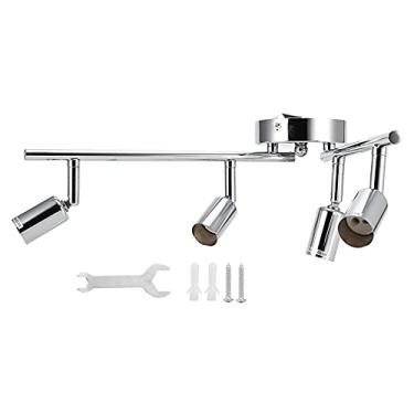 Imagem de SIWOTED 86-265V 12W GU10 4 cabeças LED luz de teto downlight lâmpada embutida para parede sala de estar