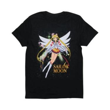 Imagem de Camiseta Gráfica Unissex Dos Anos 90 Sailor Moon Verão Algodão Streetw