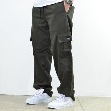 Imagem de Calça Brack Regular Cargo Action Verde Militar-Masculino