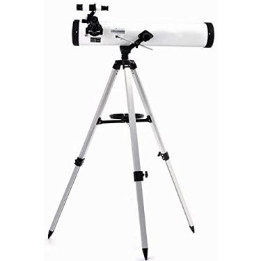 Imagem de pcagfaajmh Telescópios telescópio astronômico de alta definição e alta ampliação telescópio monocular telescópio comum para crianças iniciantes