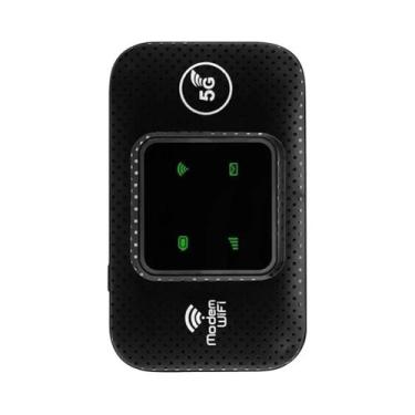 Imagem de Roteador Portátil 4G WiFi 6 Suporta 10 Usuários Com Slot Para Cartão S