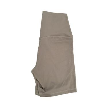 Imagem de Shorts De Yoga De Compressão Em Cor Sólida Para Mulheres, Esportivos, 