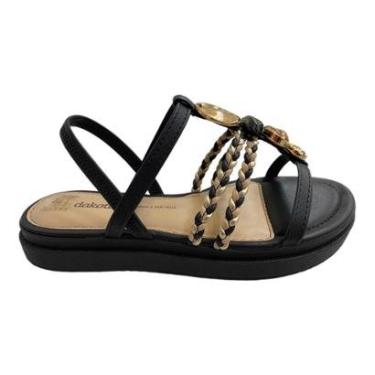 Imagem de Sandalia Feminina Dakota Metalizadas - 8193-Feminino