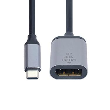 Imagem de chenyang CY 4K 2K 60Hz USB-C tipo C macho para DisplayPort adaptador de cabo de monitor DP fêmea para tablet, telefone e laptop