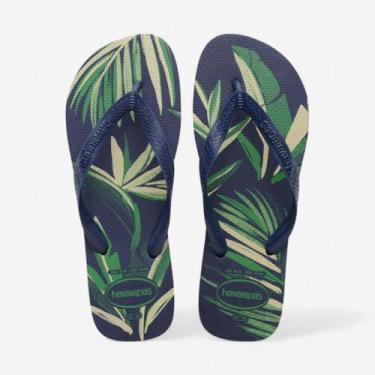 Imagem de Chinelo Havaianas Aloha, Marinho, 41/42