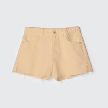 Imagem de Shorts Jeans Infantil Menina Amarelo Hering-Feminino