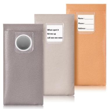 Imagem de Estuche para Gafas TRIUMPH VISION de Cuero 3 Piezas con Porta Air Tag