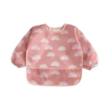 Imagem de Babadores Impermeáveis Para Bebês E Crianças Com Mangas Longas, Aventa