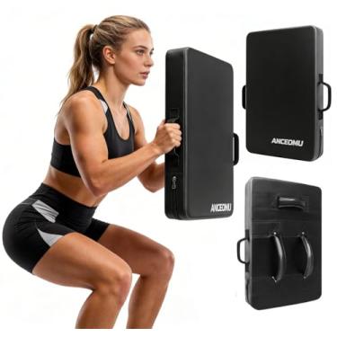 Imagem de ANCEOMU Almofada de bloqueio de futebol lucrativo - Equipamento de treinamento resistente para futebol, basquete e futebol - Equipamento de treino durável com alças para times adultos e jovens