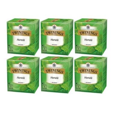 Imagem de 60 Sachês, Chá Twinings, Hortelã, Hortelã