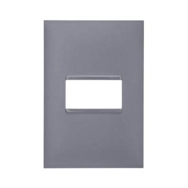 Imagem de Placa 4x2 1 posto pial plus+ legrand cinza 618501cz