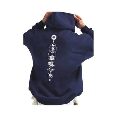 Imagem de Moletom Masculino Casual De Outono Inverno Com Capuz, Estampa De Plane