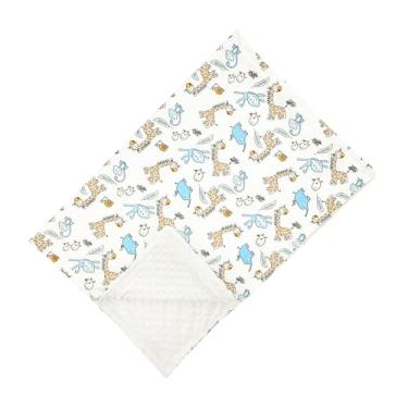 Imagem de Cobertores para crianças - Colcha quente respirável | Cobertor de pelúcia de 75 x 100 cm - para berço, carrinho, crianças, meninas, meninos, ar condicionado, aniversário, decoração de casa, cama