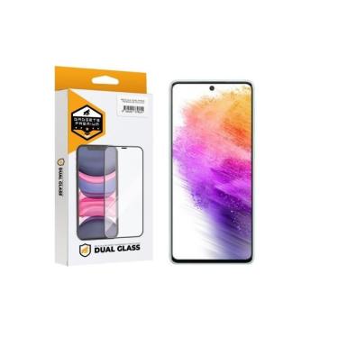Imagem de Película Dual Glass Para Samsung Galaxy A73 5G - Preto - Gshield