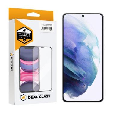 Imagem de Película Dual Glass Para Samsung Galaxy S21 Plus - Preto - Gshield