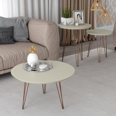 Imagem de Mesa De Apoio Evolution Off-white - Patrimar