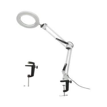 Imagem de Lâmpada De Lupa Articulada Extra Longa De 3 Seções Com 3 Luzes LED Col