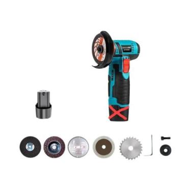 Imagem de Mini Esmerilhadeira Sem Fio 12V Brushless 450W 18500Rpm Com Bateria De