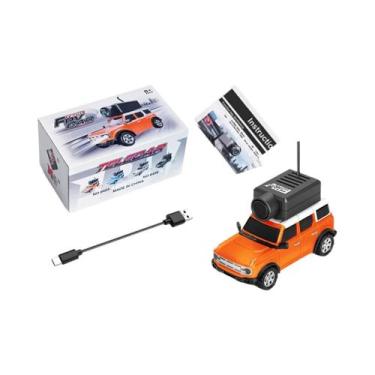 Imagem de Mini Carro RC Em Escala 1/64 Com Câmera HD FPV E Giroscópio, Brinquedo