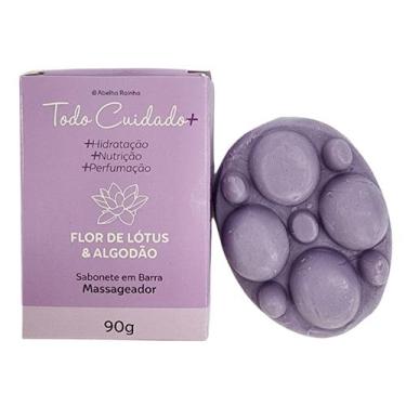 Imagem de Sabonete Massageador em Barra Flor de Lótus e Algodão Todo Cuidado Mai