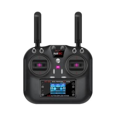 Imagem de Transmissor Multi-Funcional HotRC HT-10A De 10 Canais 2.4G Com Atualiz