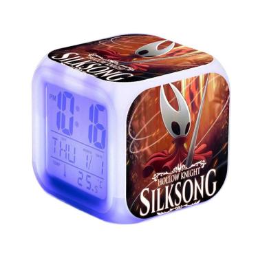 Imagem de Despertador digital LED Hollows Knights Square 8x8x8cm