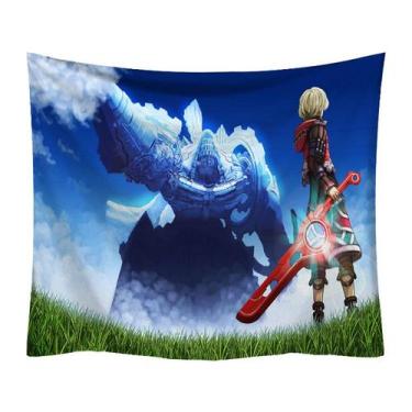 Imagem de Tapeçaria de parede Xenoblades Chronicles 150x130cm Microfabric - yiwe