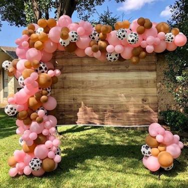 Imagem de Balloon Arch Kit 82 balões de látex para festa temática de macarons - 