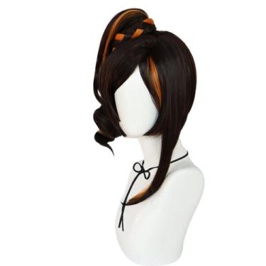 Imagem de Peruca de cosplay Genshins Impacts Chioris Synthetic Hair 34cm - yiwei