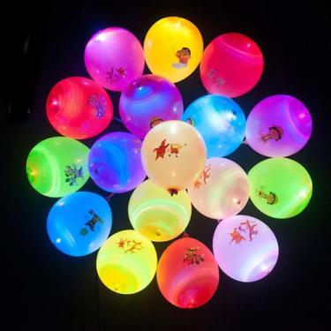 Imagem de Balões de LED, festa, casamento, aniversário, 100 unidades com bastão 