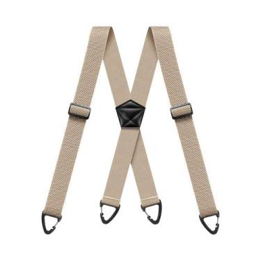 Imagem de Suspensórios Masculinos Reforçados Ajustáveis Elásticos De 4,06 Cm De 