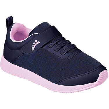 Imagem de Tênis Infantil Ortopasso Jogging Menina Azul Marinho-Feminino