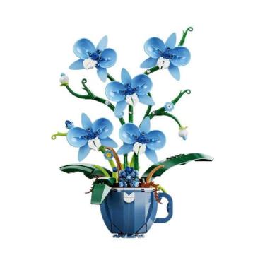 Imagem de Conjunto De Blocos De Montar Buquê De Flores Românticas 567PCS Modelo 