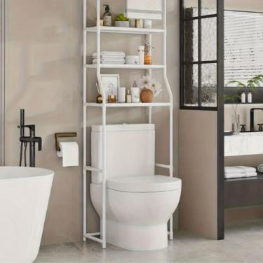 Imagem de Estante Multiuso Metal P/ Banheiro Lavabo Lavanderia 1,52 m - Top Rio