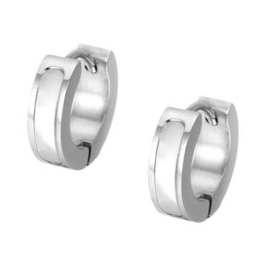 Imagem de Brincos De Aço Inoxidável Banhados a Ouro Com Concha Branca E Acrílico