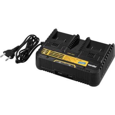 Imagem de Carregador de Bateria Duplo, 18 V, Linha Intercambiável, Carregamento 