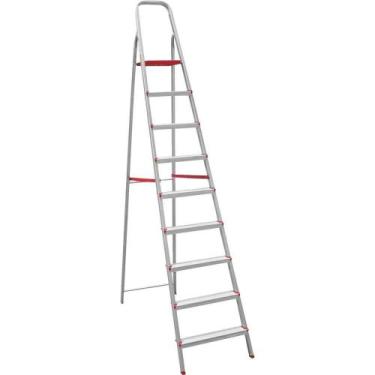 Imagem de Escada em Alumínio 9 Degraus, Esc0068, Botafogo