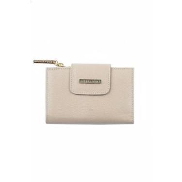 Imagem de Carteira feminina de couro liso Lanna 10x15,5cm-Feminino