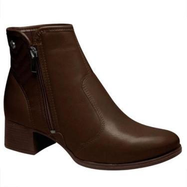 Imagem de Bota Dakota Feminina Coturno Plataforma Salto Bloco D2453, 37 BR, Café