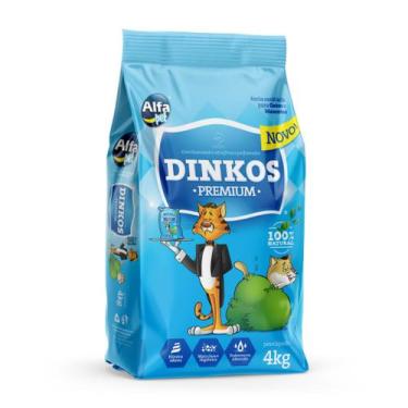Imagem de Areia p Gato Sanitária Higiênica Para Gatos Anti Odor Dinkos Com Perfu