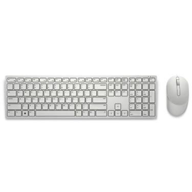 Imagem de Teclado e mouse Dell Pro KM5221W Português Brasil Branco Gelo