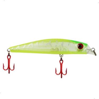 Imagem de Isca Artificial Rei do Rio 80 Sem Barbela Lipless Minnow Flutuante Mei