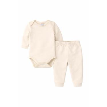 Imagem de Conjunto Body e Calça Ribana Palha Caramell Kids, GG