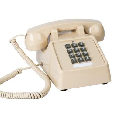 Imagem de Telefone fixo Sangyn Classic Vintage com fio e campainha mecânica